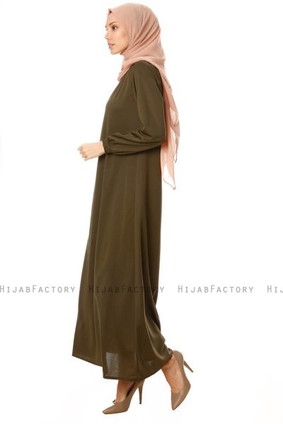 Esra - Vestido Caqui - Miss Halima