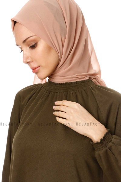 Esra - Vestido Caqui - Miss Halima