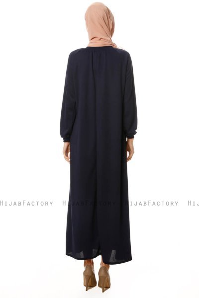 Esra - Vestido Azul Marino - Miss Halima