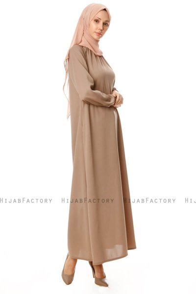 Esra - Vestido Taupe - Miss Halima