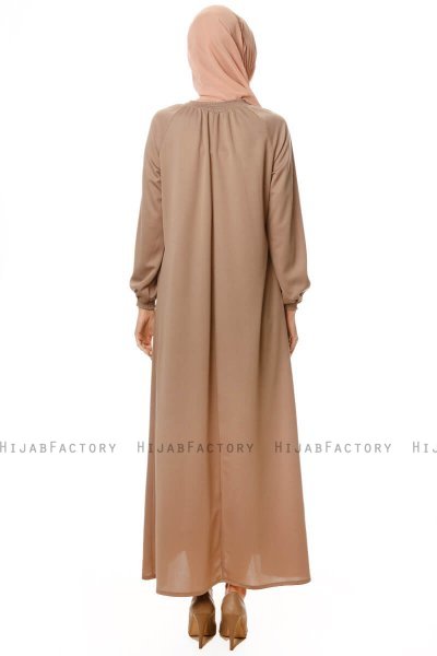 Esra - Vestido Taupe - Miss Halima