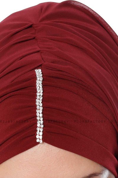 Evren - Chiffon Hijabte Burdeos