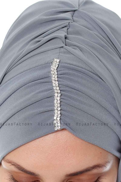 Evren - Chiffon Hijabte Gris