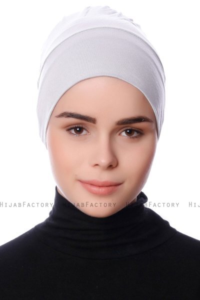 Fatma - Pañuelo Gris Claro - Özsoy
