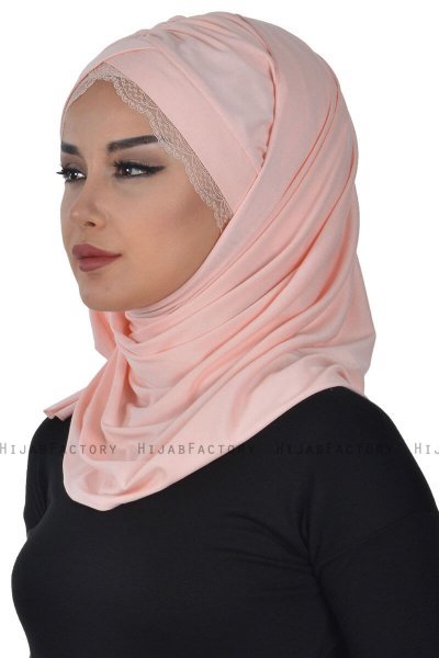 Filippa - Hijab De Algodón Práctico Rosa De Antaño - Ayse Turban