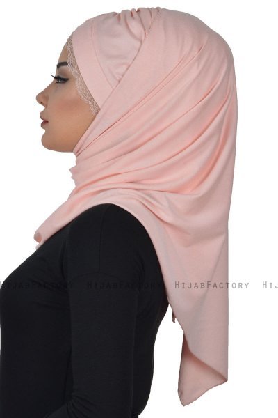 Filippa - Hijab De Algodón Práctico Rosa De Antaño - Ayse Turban