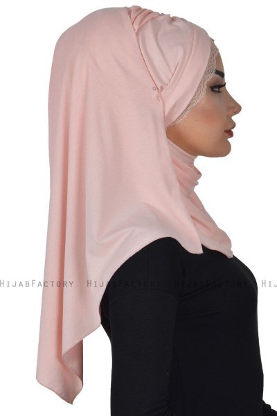 Filippa - Hijab De Algodón Práctico Rosa De Antaño - Ayse Turban