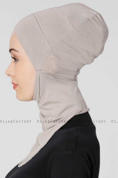 Funda Ljus Taupe Ninja Hijab Underslöja Ecardin 200510c