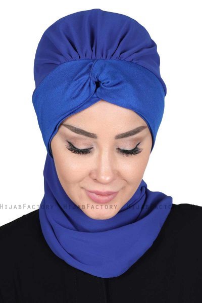 Gill - Hijab Práctico Azul & Azul