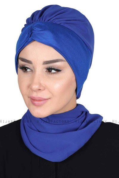 Gill - Hijab Práctico Azul & Azul
