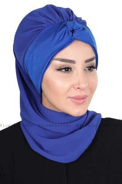 Gill - Hijab Práctico Azul & Azul