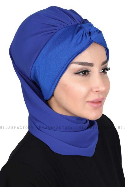 Gill - Hijab Práctico Azul & Azul