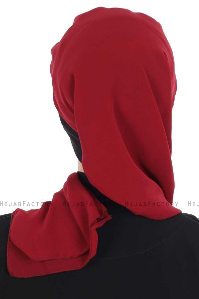 Gill - Hijab Práctico Burdeos & Negro