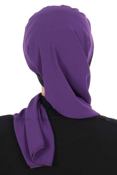 Gill - Hijab Práctico Púrpura & Negro