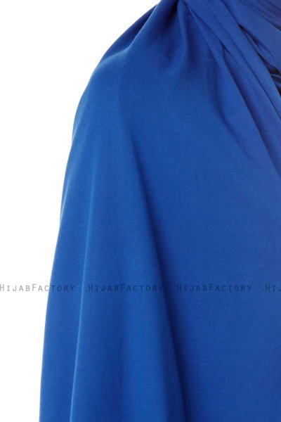 Hande - Hijab De Algodón Azul - Gülsoy