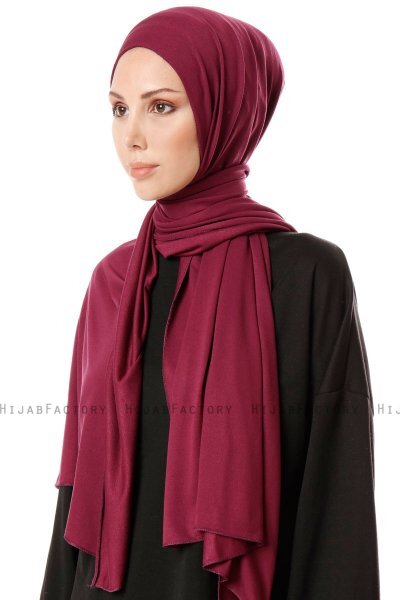 Hande - Hijab De Algodón Cherry - Gülsoy