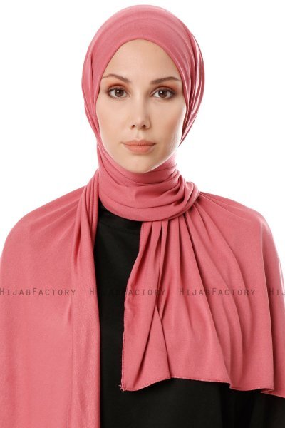 Hande - Hijab De Algodón Rosa De Antaño - Gülsoy