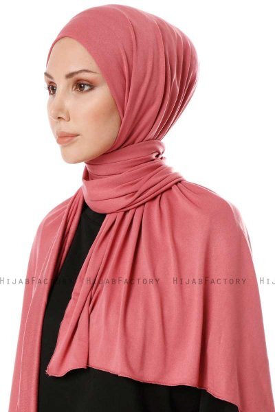 Hande - Hijab De Algodón Rosa De Antaño - Gülsoy