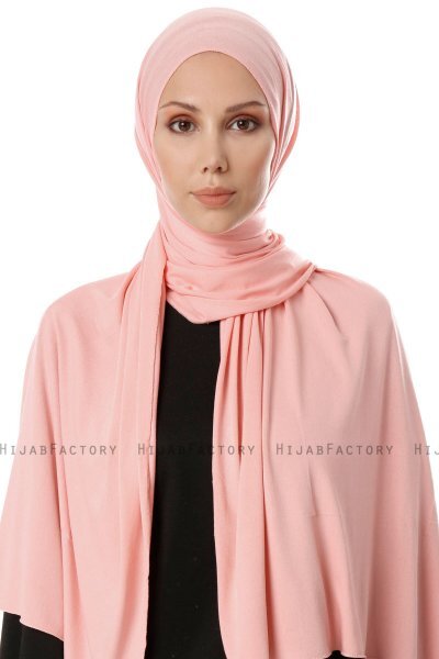 Hande - Hijab De Algodón Salmón - Gülsoy