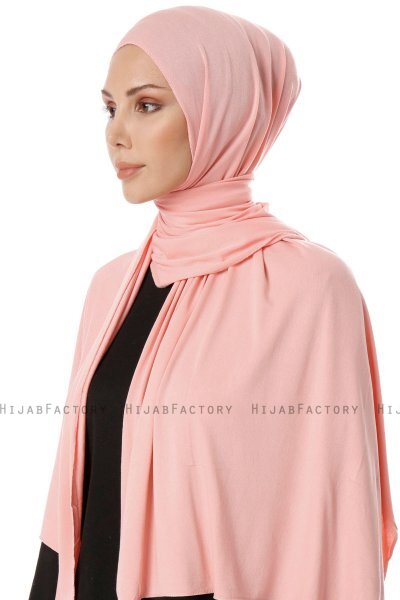 Hande - Hijab De Algodón Salmón - Gülsoy