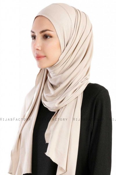 Hanfendy Beige Praktisk One Piece Hijab 201711-2
