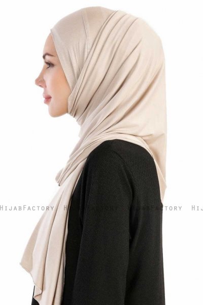 Hanfendy Beige Praktisk One Piece Hijab 201711-3