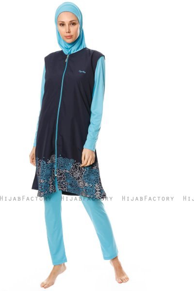Hatice - Burkini Azul Marino Oscuro - Seamay