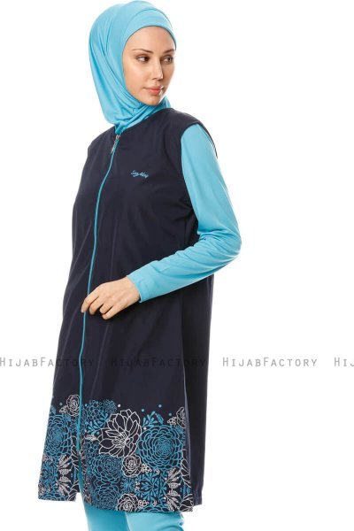 Hatice - Burkini Azul Marino Oscuro - Seamay