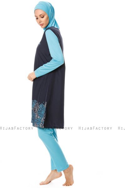Hatice - Burkini Azul Marino Oscuro - Seamay