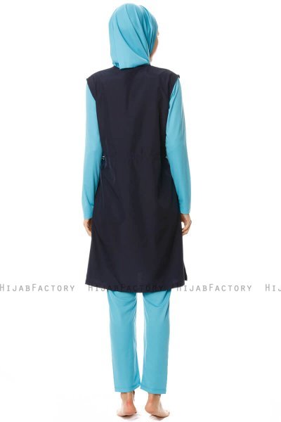 Hatice - Burkini Azul Marino Oscuro - Seamay