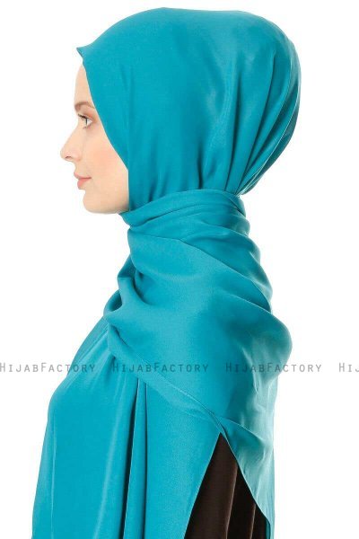 Hazal - Hijab Crepe Verde - Ecardin
