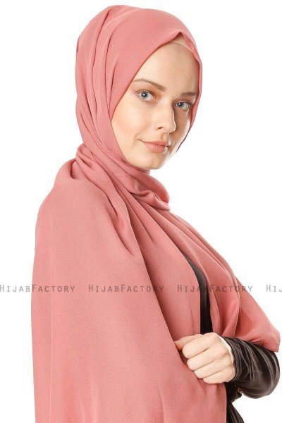 Hazal - Hijab Crepe Ladrillo - Ecardin