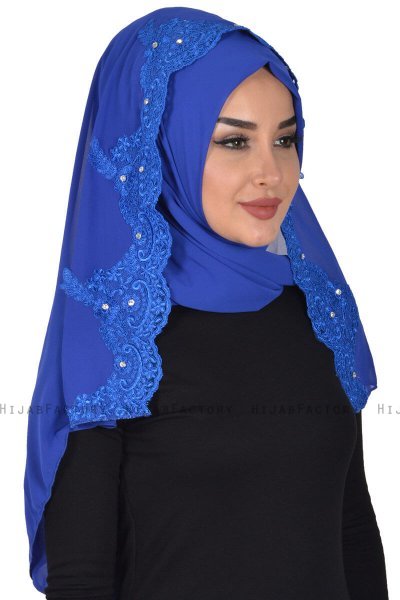 Helena - Hijab Práctico Azul - Ayse Turban