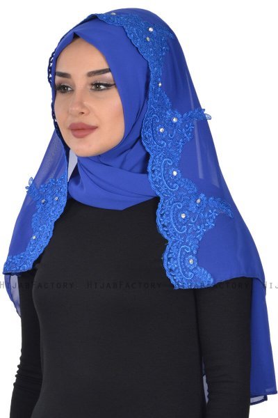 Helena - Hijab Práctico Azul - Ayse Turban