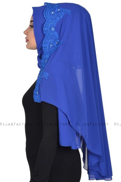 Helena - Hijab Práctico Azul - Ayse Turban