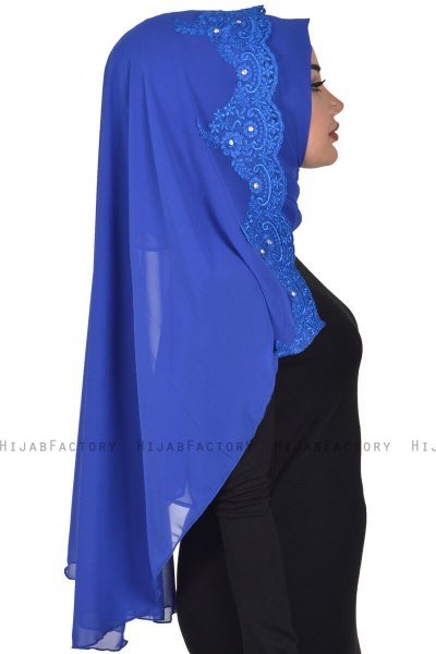 Helena - Hijab Práctico Azul - Ayse Turban