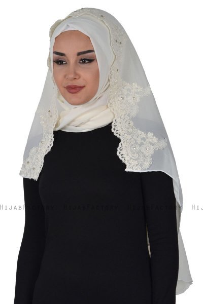 Helena - Hijab Práctico Crema - Ayse Turban