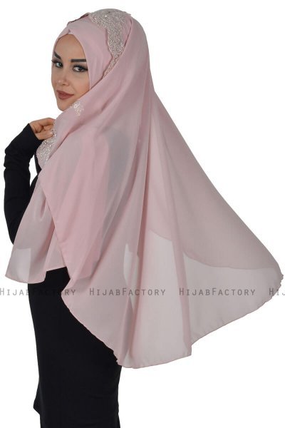 Helena - Hijab Práctico Rosa De Antaño - Ayse Turban