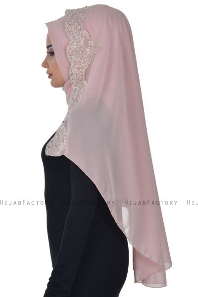 Helena - Hijab Práctico Rosa De Antaño - Ayse Turban