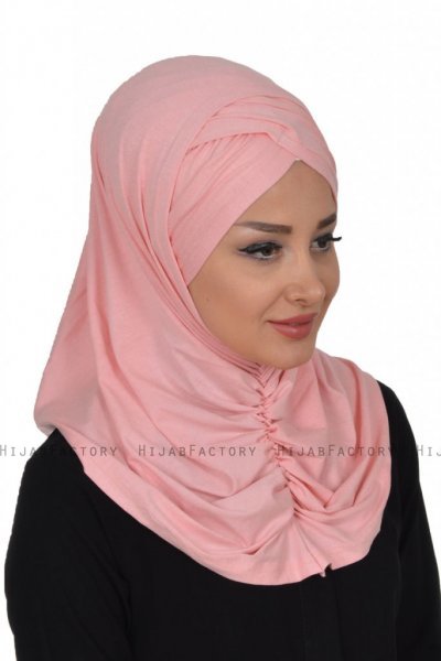 Hilda - Hijab De Algodón Rosa De Antaño