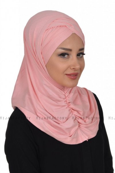 Hilda - Hijab De Algodón Rosa De Antaño