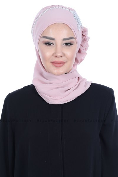 Hillevi - Turbante Instant Chiffon Rosa De Antaño