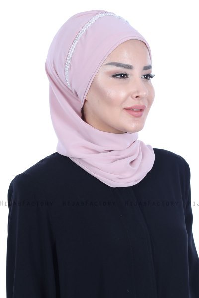 Hillevi - Turbante Instant Chiffon Rosa De Antaño