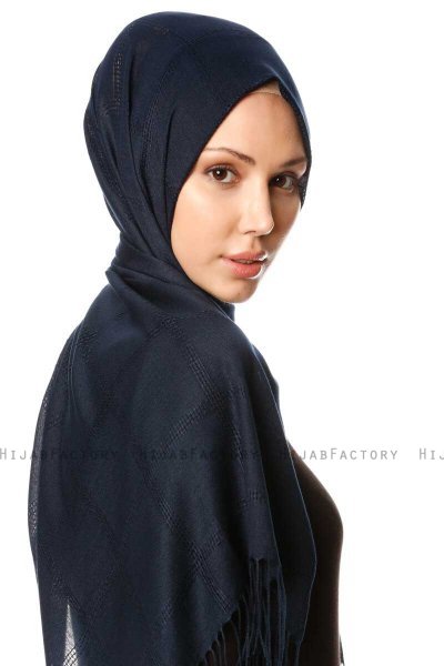 Huriye - Hijab Azul Marino - Özsoy