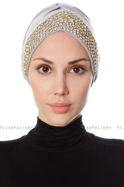 Irmak - Turbante Gris Claro
