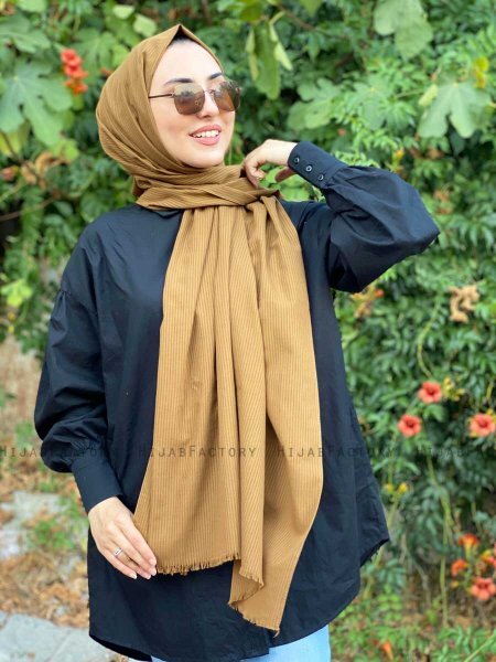 Jaeda - Hijab Algodón Canela - Mirach