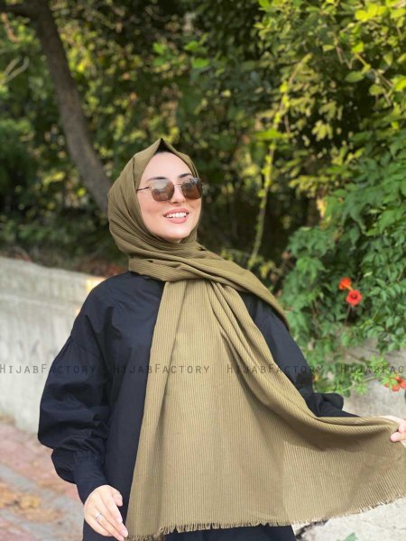 Jaeda - Hijab Algodón Caqui - Mirach