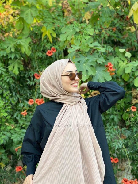 Jaeda - Hijab Algodón Taupe - Mirach