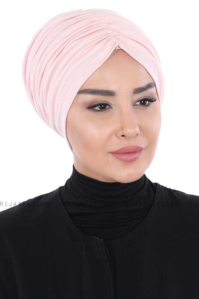 Jill - Turbante De Algodón Rosa De Antaño - Ayse Turban