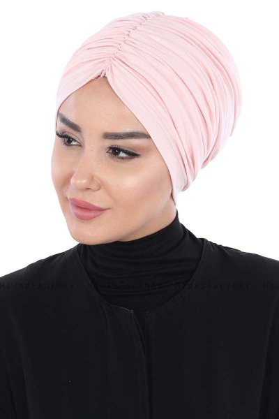 Jill - Turbante De Algodón Rosa De Antaño - Ayse Turban